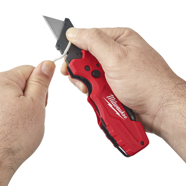 Milwaukee FASTBACKTM 6in1 Folding Utility Knife from GME Supply