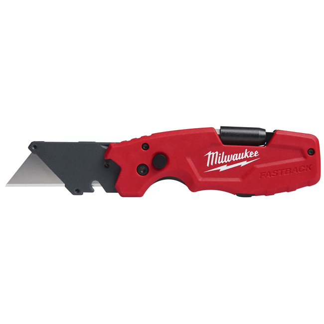 Milwaukee FASTBACKTM 6in1 Folding Utility Knife from GME Supply