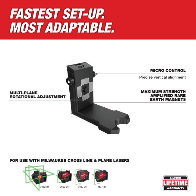 Milwaukee 360 Laser Bracket from GME Supply