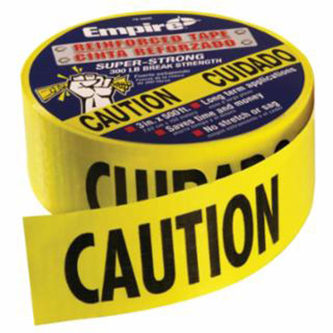 Milwaukee Reinforced Caution Tape (500 Feet) from GME Supply