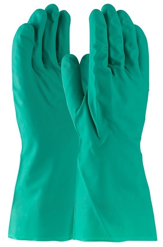 PIP Assurance 11 MM Unsupported Unline Nitrile Glove with Raised Diamond Grip (Dozen) from GME Supply