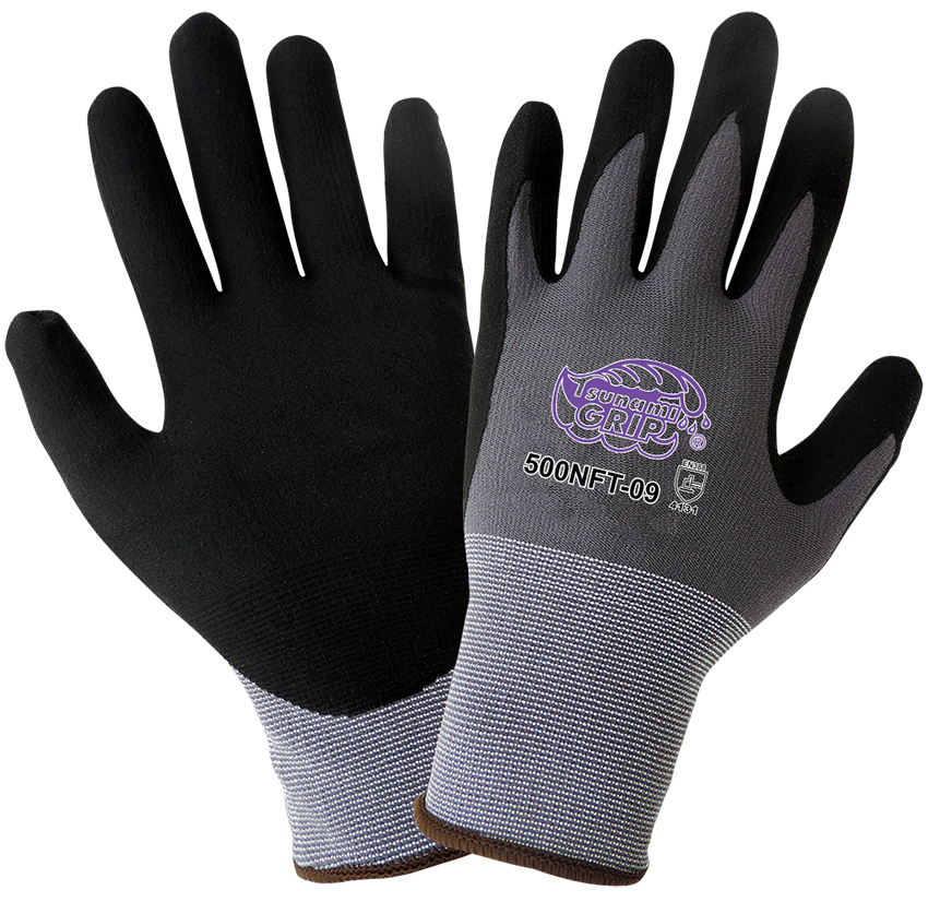 Tsunami Grip New Foam Technology Nitrile Coated Gloves