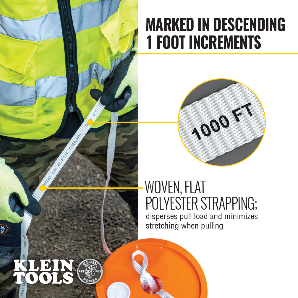 Klein Tools Conduit Measuring Pull Tape from GME Supply