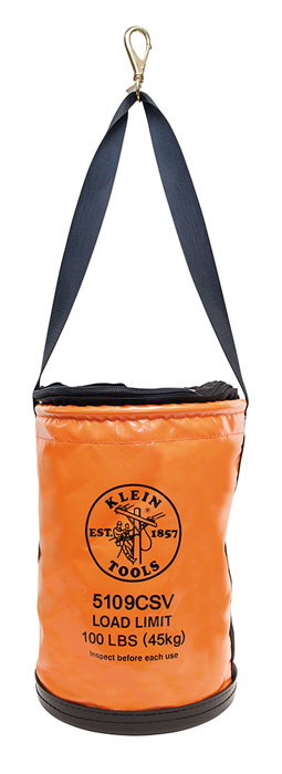 Klein Tools Vinyl Top-Closing Bucket with Swivel Snap from GME Supply