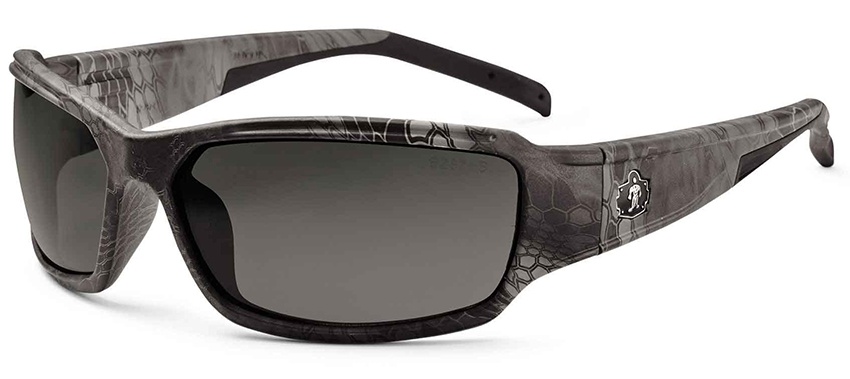Ergodyne Skullerz 51330 Thor Safety Glasses with Smoke Lens and Kryptek Typhon Frame from GME Supply