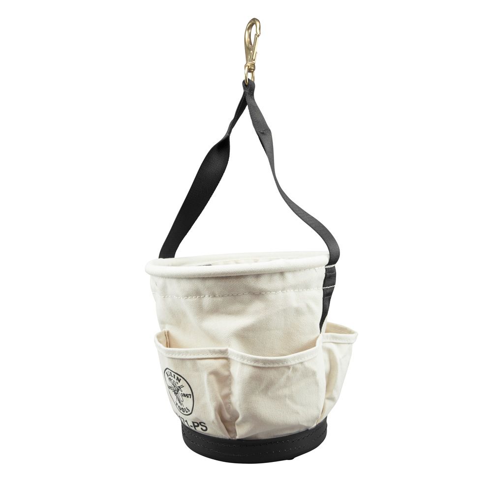 5171PS Klein Tapered Wall Bucket, 4 Outside Pockets from GME Supply