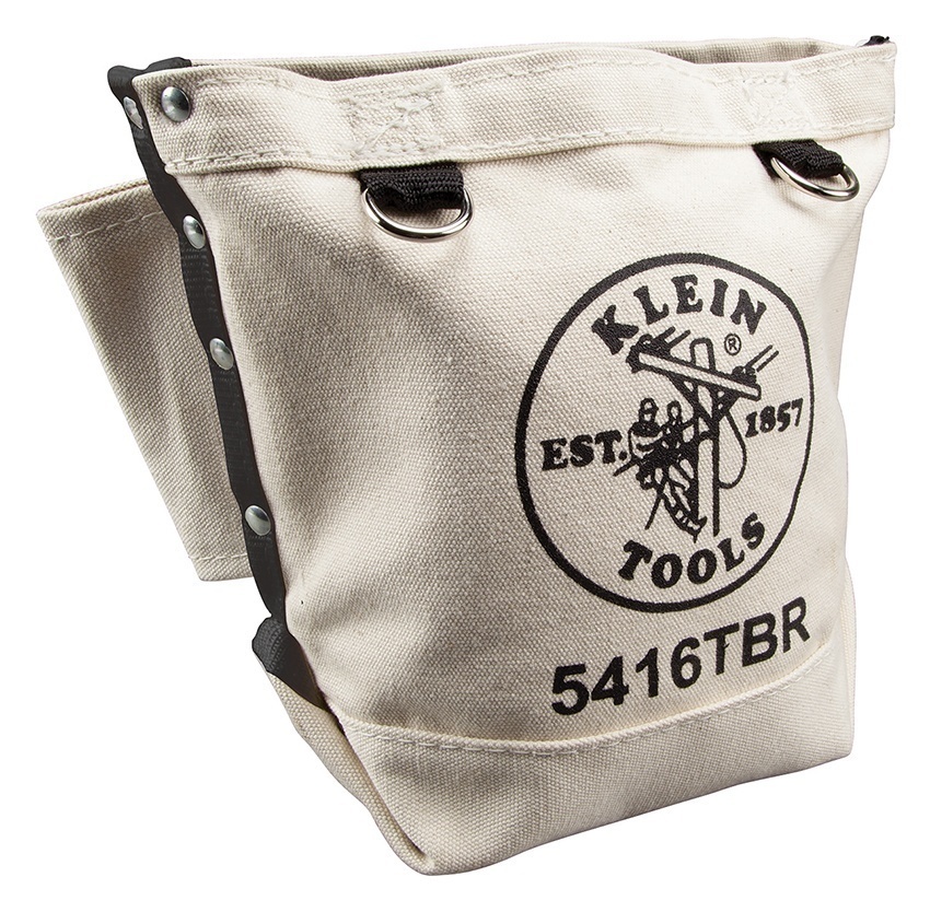 Klein Tools 5416TBR Bolt Retention Canvas Pouch from GME Supply