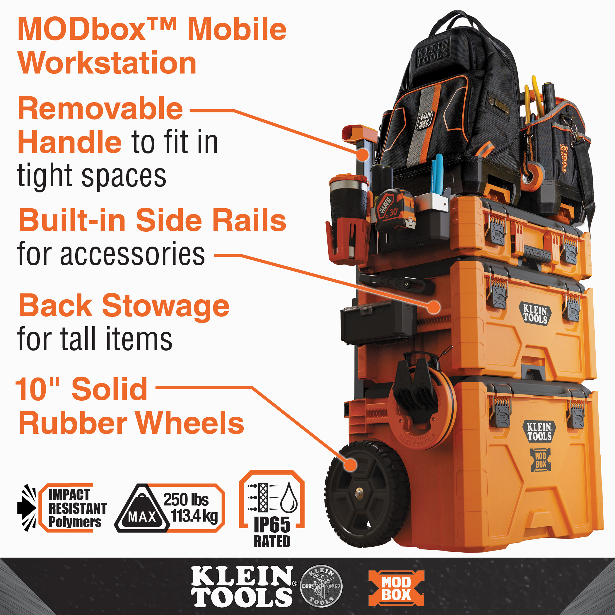 Klein Tools MODbox Rolling Toolbox from GME Supply