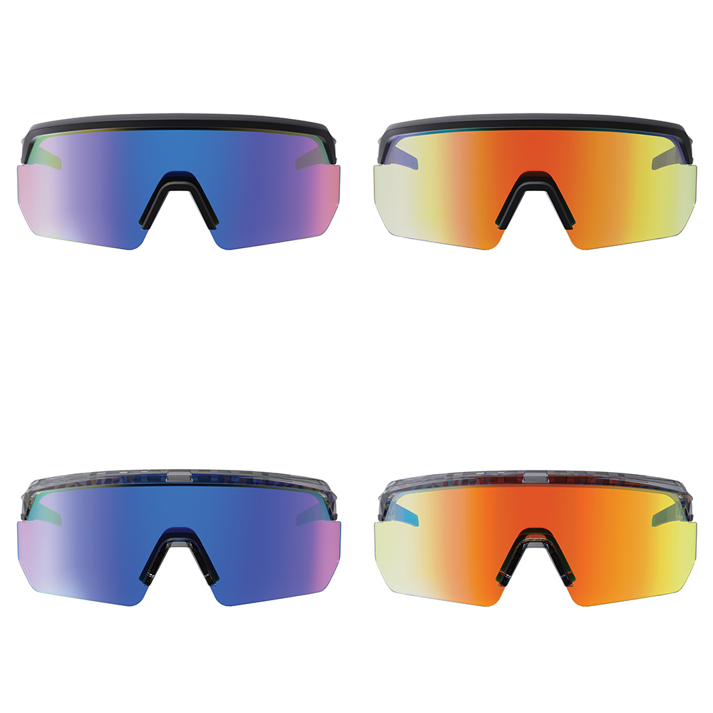 Ergodyne Skullerz AEGIR Anti-Scratch and Enhanced Anti-Fog Sun Safety Glasses with Mirror Lenses from GME Supply