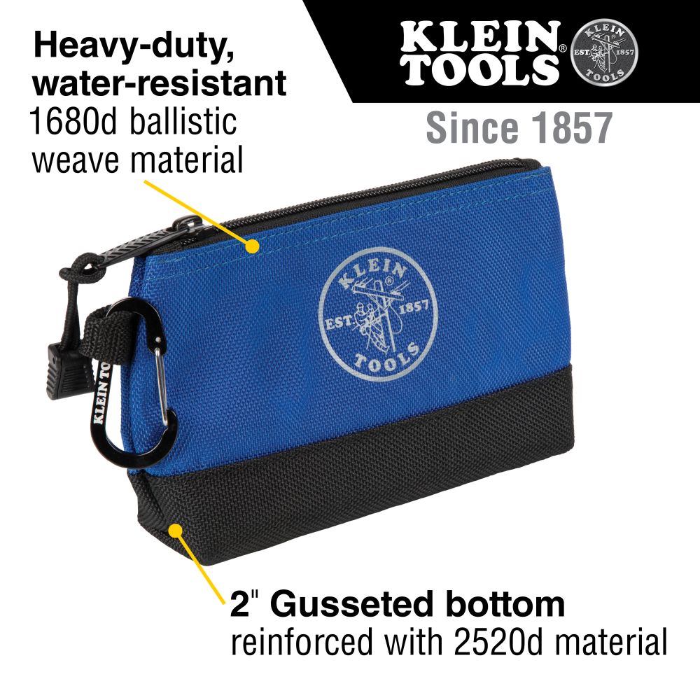 Klein Tools Stand-Up Zipper Bags, 2-Pack from GME Supply