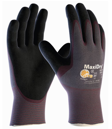 PIP MaxiDry Ultra Lightweight Nitrile Grip Gloves - Single Pair from GME Supply