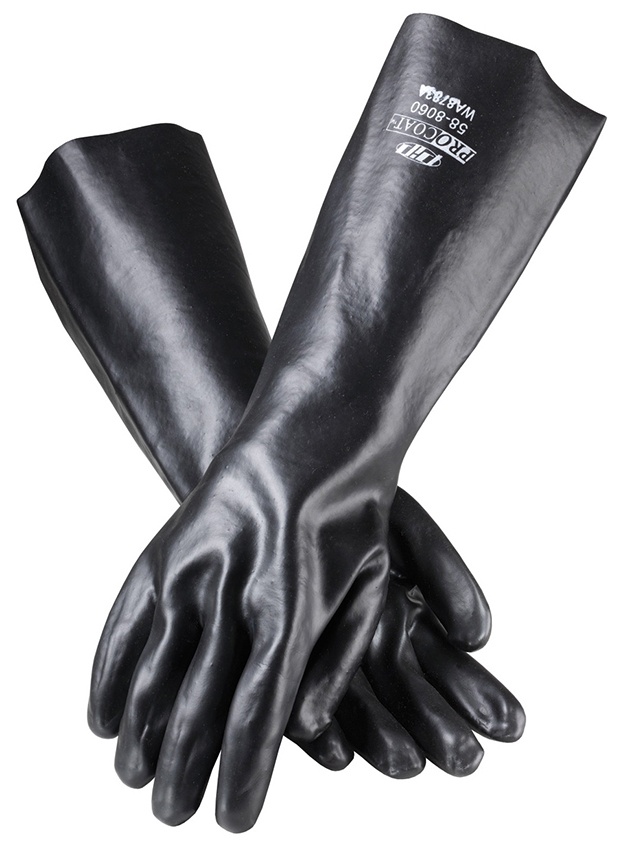 ProCoat 18 Inch PVC Dipped Glove with Interlock Liner and Smooth Finish from GME Supply