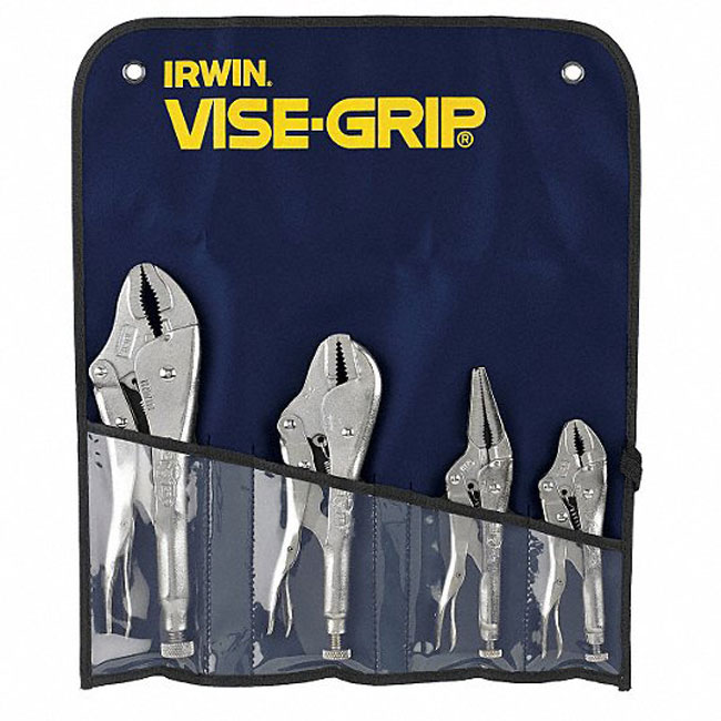 Irwin Original 4-Piece Locking Plier Set from GME Supply