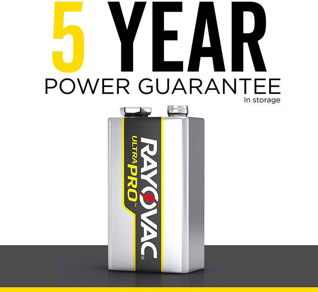 Rayovac 9V Batteries, Ultra Pro - 8 Pack | AL9V-8F from GME Supply