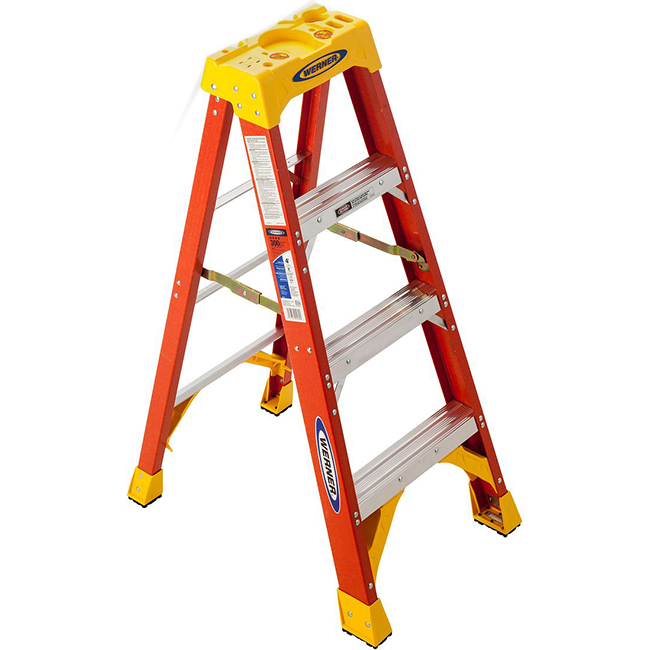 Werner Fiberglass Step Ladders from GME Supply