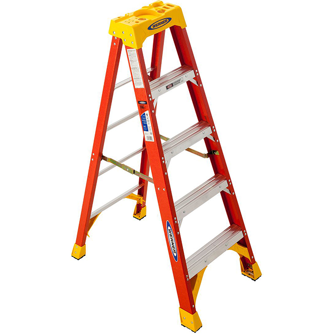 Werner Fiberglass Step Ladders from GME Supply