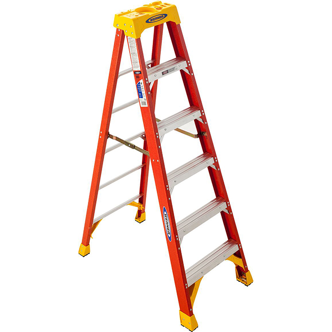 Werner Fiberglass Step Ladders from GME Supply