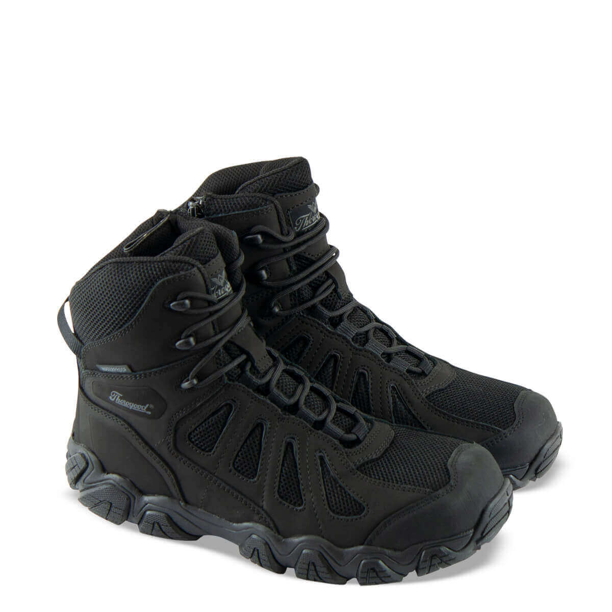 Thorogood Crosstrex Series Safety Toe Side Zip BBP Waterproof 6 Inch Hiker Boots from GME Supply