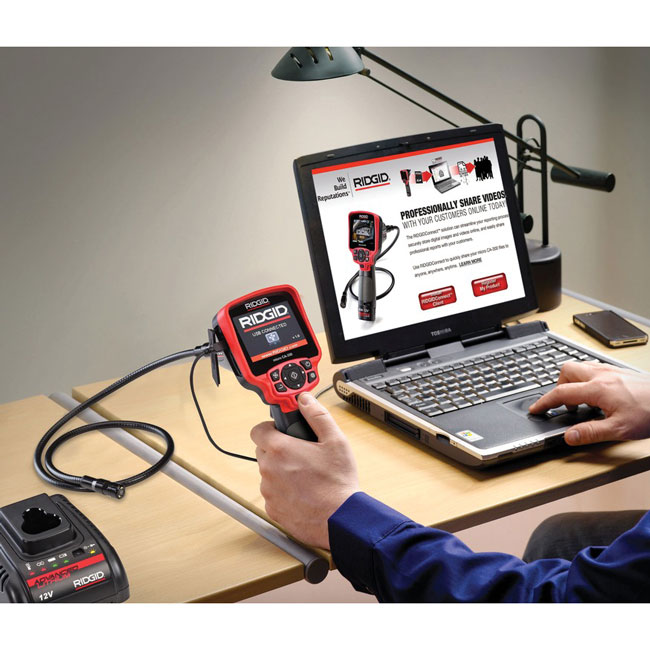 Ridgid micro CA-350 Handheld Inspection Camera from GME Supply