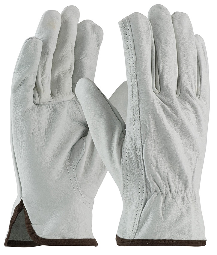 PIP Economy Grade Top Grain Cowhide Leather Drivers Glove with Keystone Thumb (Safety Wear) from GME Supply