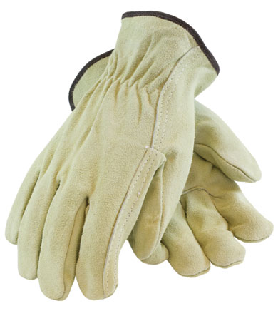 PIP 69-134 Tan Split Cowhide Driver's Glove, 12 Pairs from GME Supply