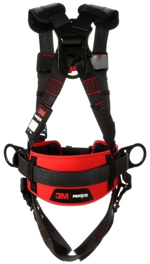 Protecta Construction Style Positioning Harness with Mating, Pass-Thru, & Tongue Buckles from GME Supply
