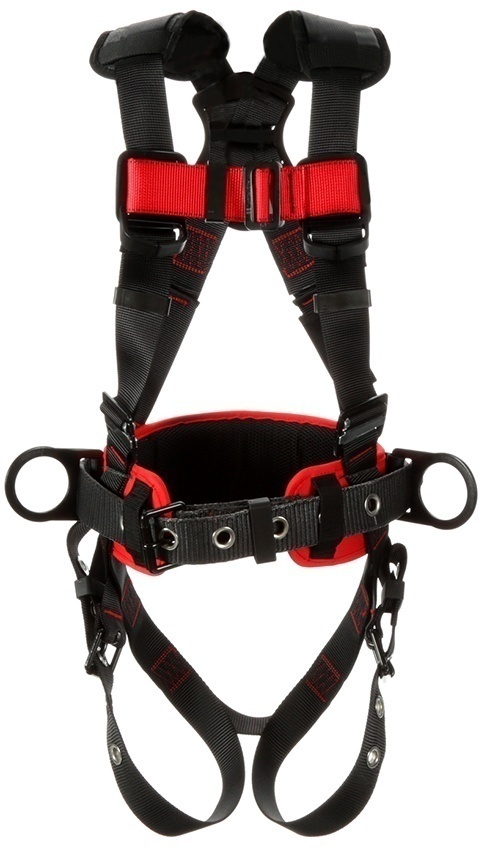 Protecta Construction Style Positioning Harness with Mating, Pass-Thru, & Tongue Buckles from GME Supply