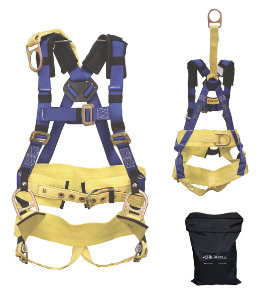Elk River 76470 Oil Rigger's Harness with Bag from GME Supply