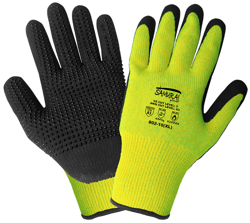 Samurai Glove - High-Visibility Cut and Heat Resistant Gloves (12 Pair) from GME Supply