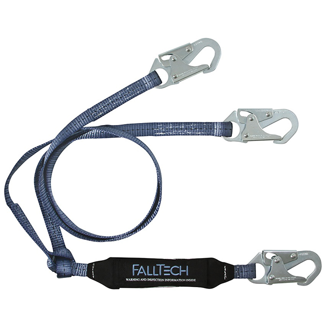FallTech 82608 ViewPack Lanyard with Snap Hooks from GME Supply