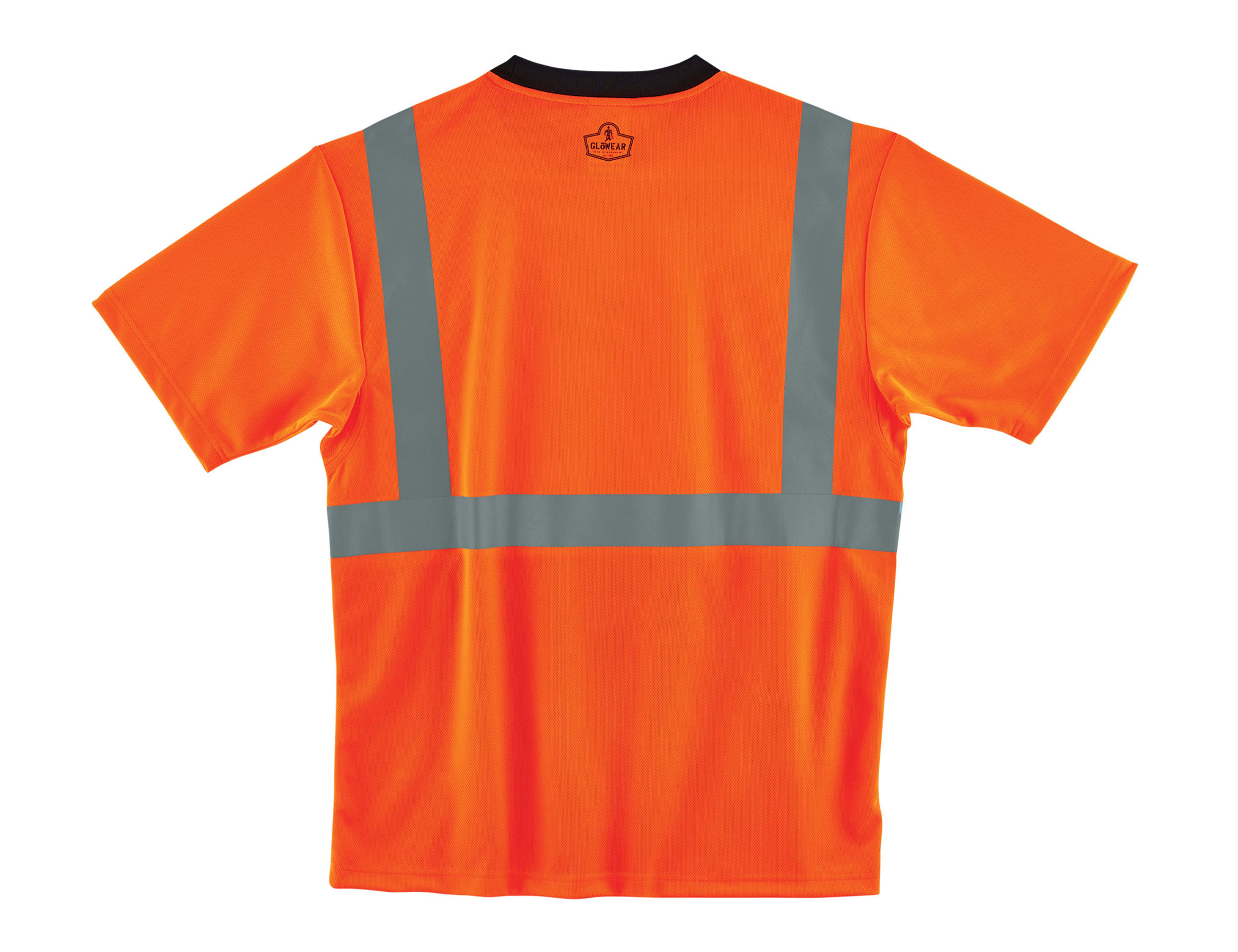 Ergodyne 8289BK GloWear Orange Class 2 Black Front T-Shirt from GME Supply