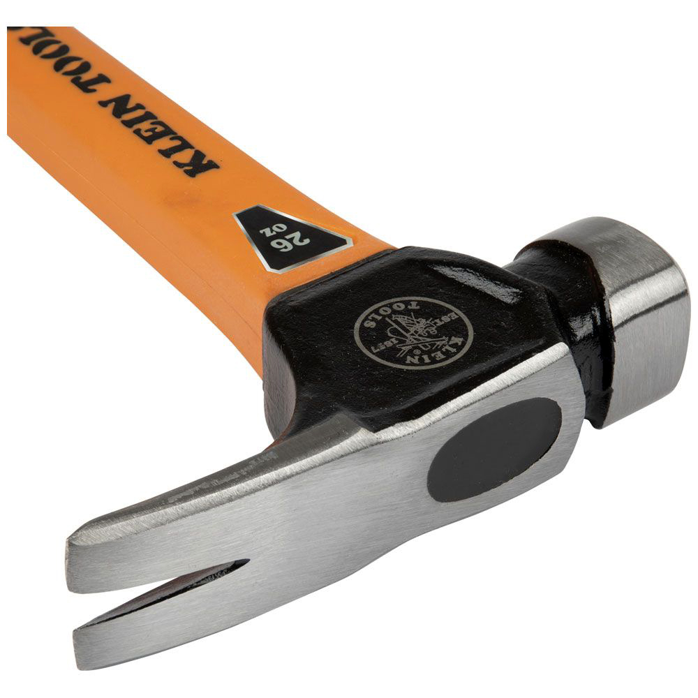 Klein Tools 832-26 Lineman's Claw Milled Hammer from GME Supply