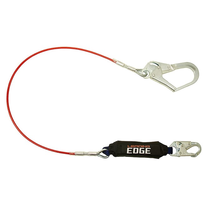 FallTech 8354LE3 Leading Edge Restraint Lanyard with Snap Hook and Rebar Hook from GME Supply