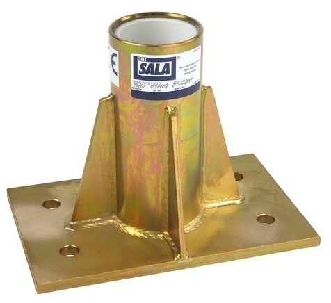 DBI Sala Advanced Center Mount Sleeve Davit Base Zinc Plated from GME Supply