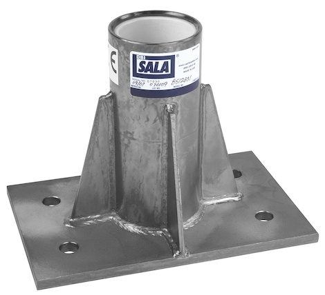 DBI Sala Advanced Center Mount Sleeve Davit Base Stainless Steel from GME Supply