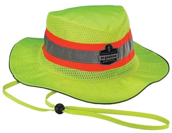 Ergodyne 8935CT Chill-Its Class Headwear Hi-Vis Ranger Hat with Cooling Towel from GME Supply