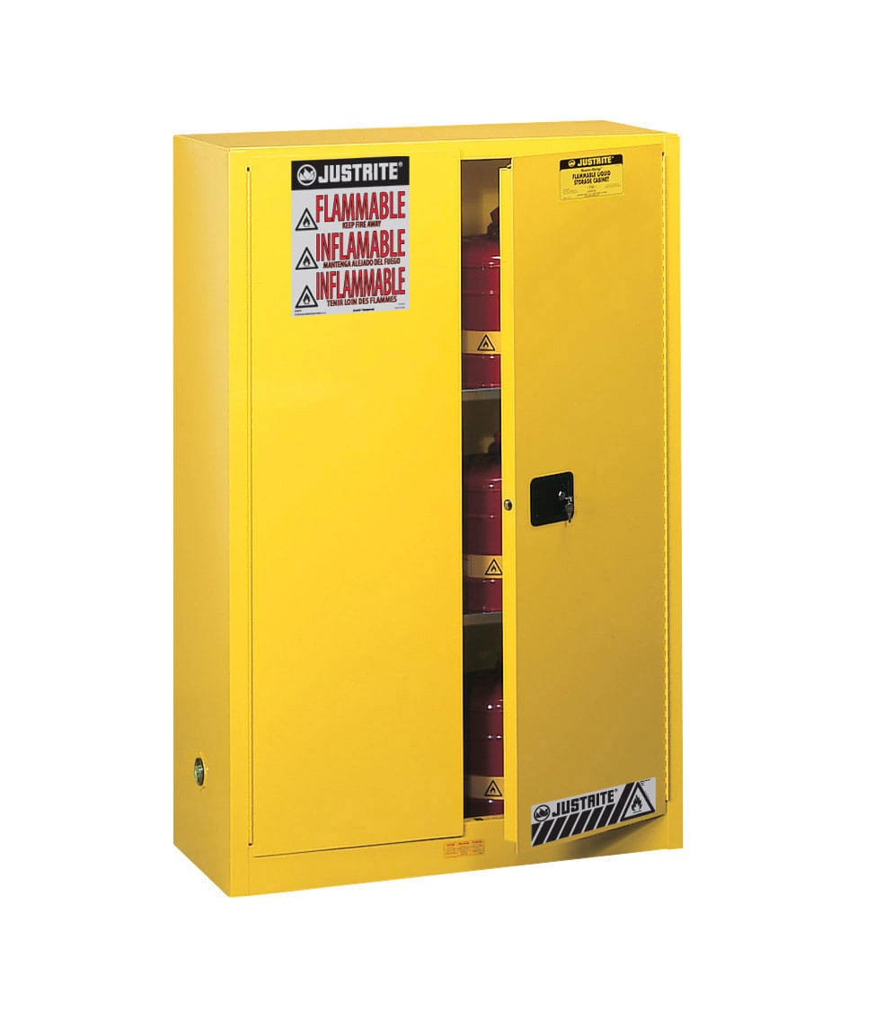 Justrite SureGrip Flammable Safety Doors (45 gallons)