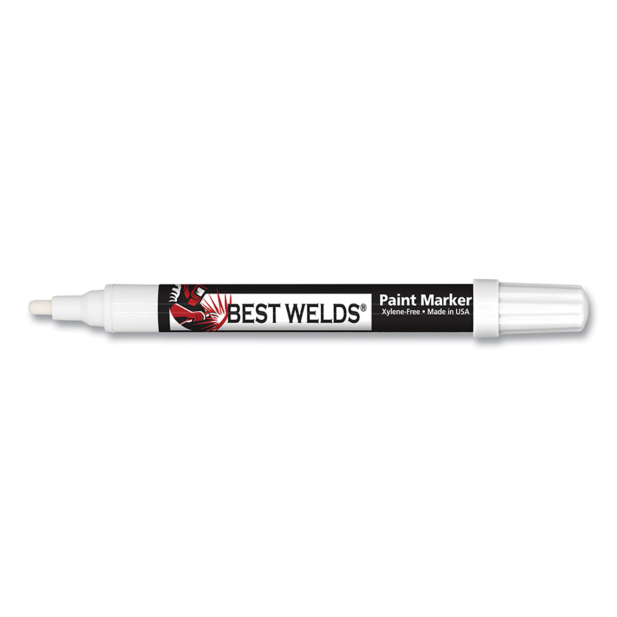 Best Welds Prime-Action Reversible Chisel/Bullet Tip Paint Marker (Box of 12) from GME Supply