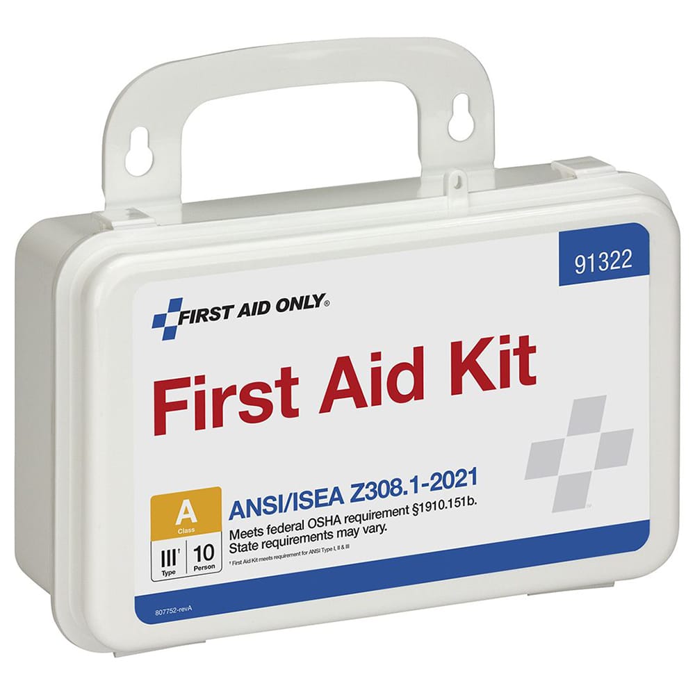 First Aid Only ANSI A 10 Person Plastic ANSI 2021 Compliant First Aid Kit