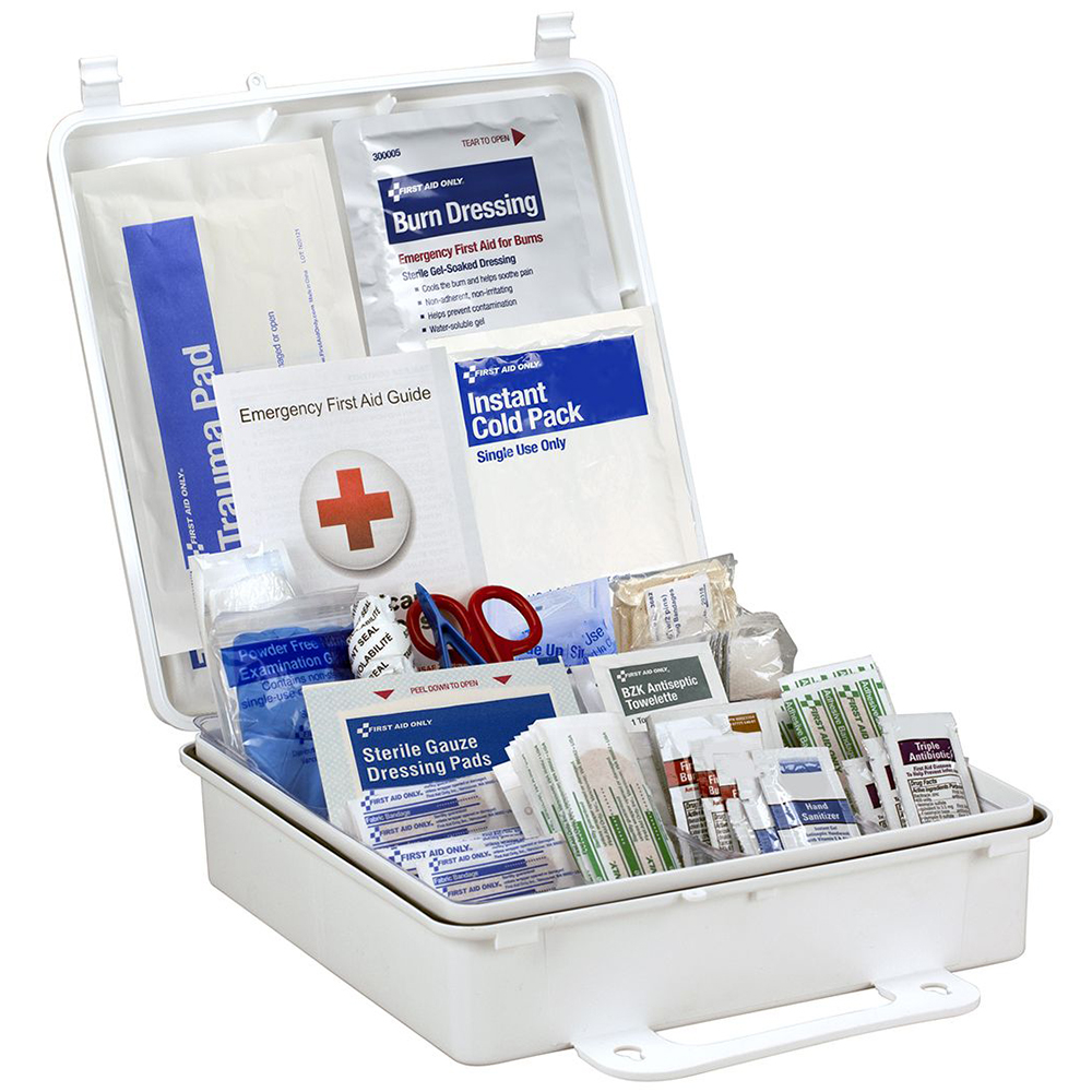 First Aid Only ANSI A 50 Person Plastic ANSI 2021 Compliant First Aid Kit from GME Supply