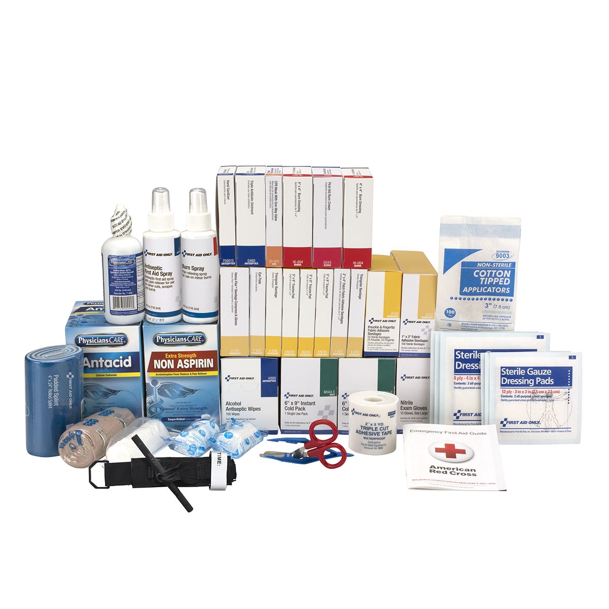 First Aid Only 100 Person ANSI B 3 Shelf Refill Kit (ANSI 2021 Complaint) from GME Supply