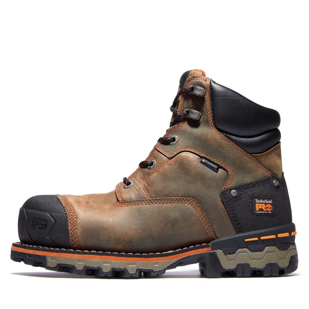 Timberland PRO Men's Boondock 6 Inch Composite Toe Waterproof Work Boots