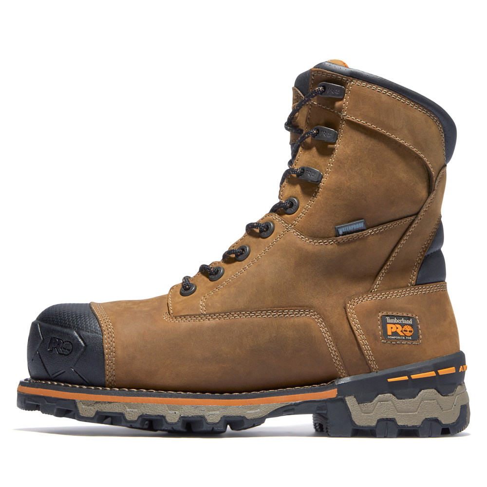 Timberland Men's Boondock 8 Inch Composite Toe Waterproof Work Boots from GME Supply