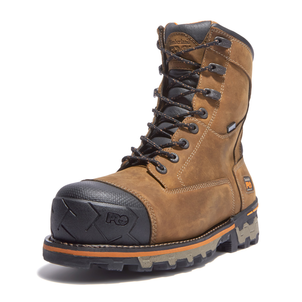 Timberland Men's Boondock 8 Inch Composite Toe Waterproof Work Boots from GME Supply