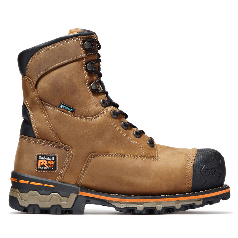 Timberland Men's Boondock 8 Inch Composite Toe Waterproof Work Boots from GME Supply