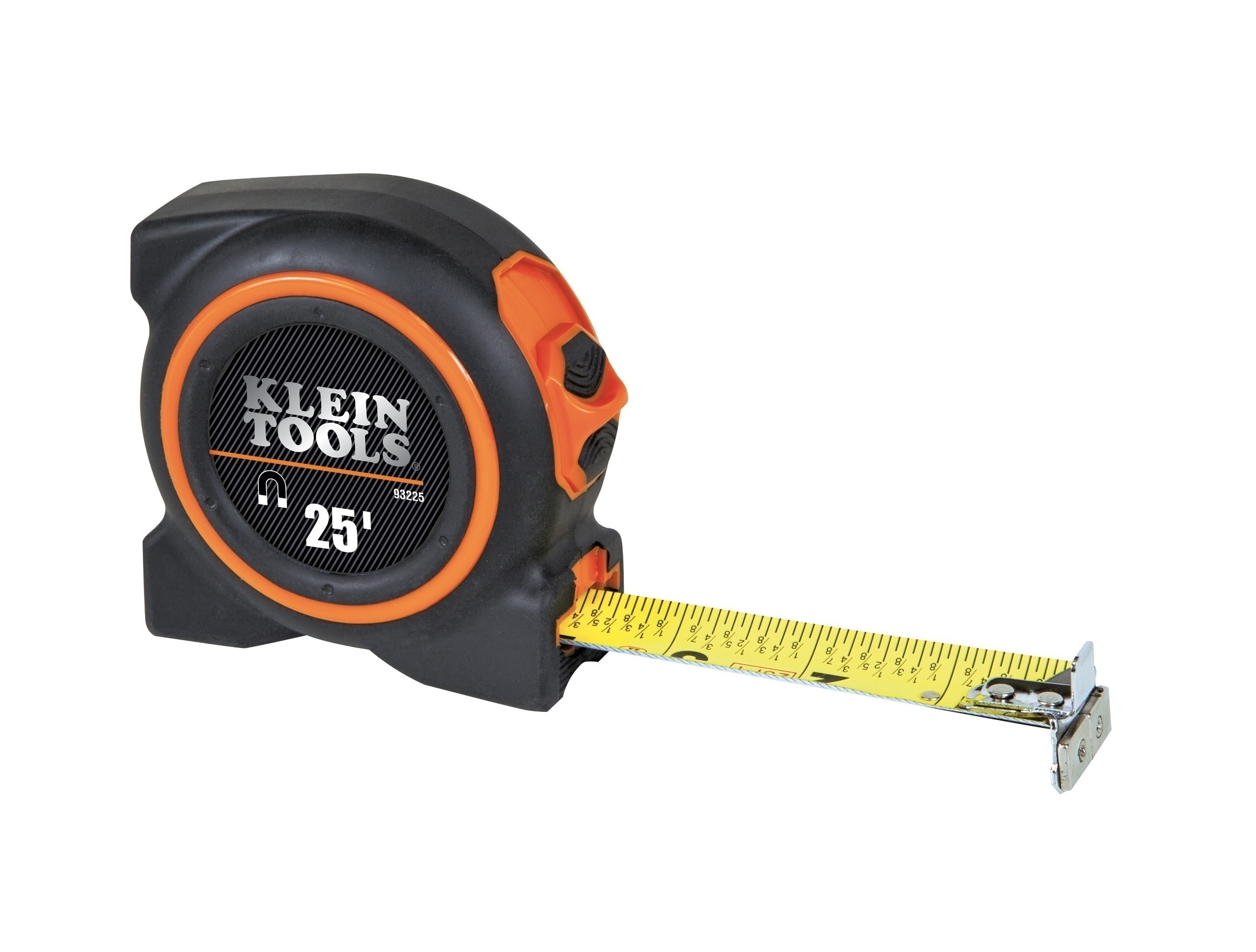 Klein Tools 93225 Tape Measure- 25' Magnetic Double Hook