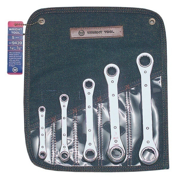 Wright Tool 9439, 5 Piece Ratcheting Wrench Set from GME Supply