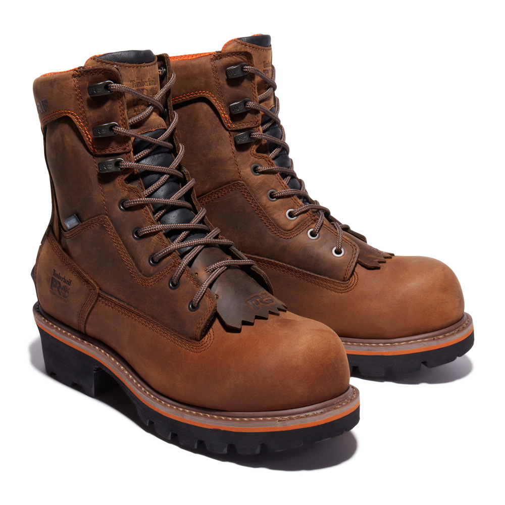 Timberland Men's Evergreen Logger Composite Toe Waterproof Work Boots from GME Supply