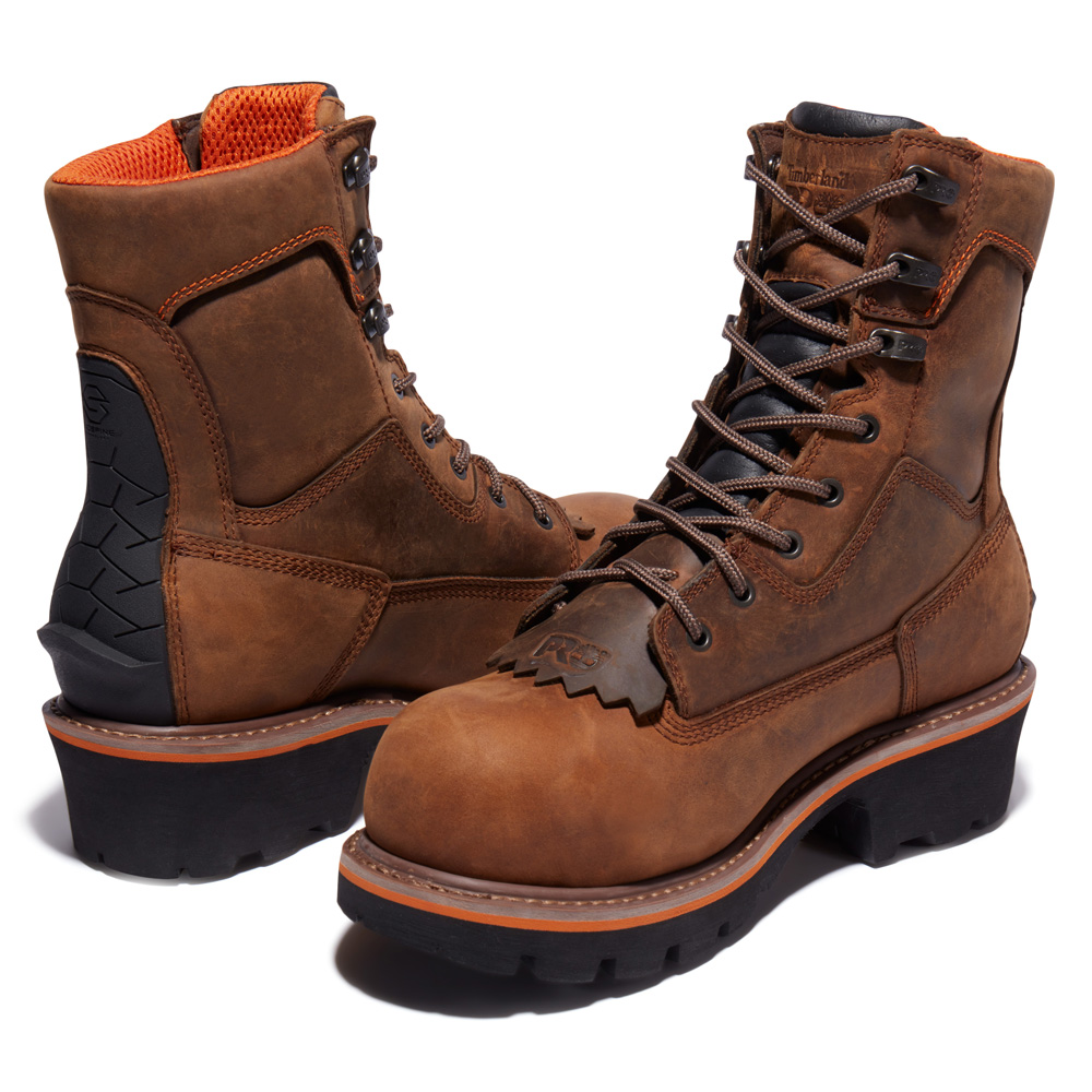 Timberland Men's Evergreen Logger Composite Toe Waterproof Work Boots from GME Supply