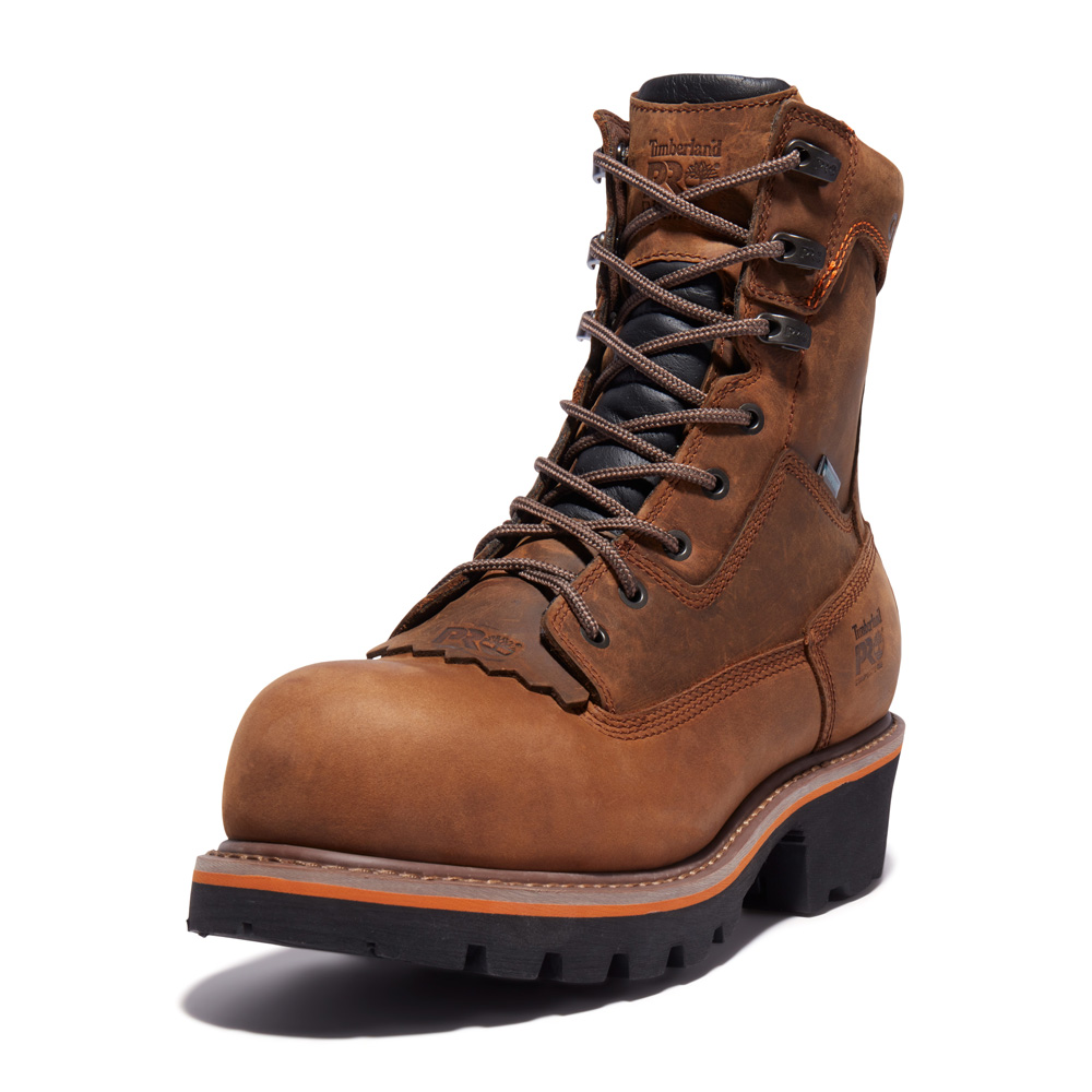 Timberland Men's Evergreen Logger Composite Toe Waterproof Work Boots from GME Supply